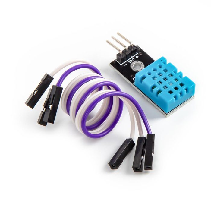 DHT11 Sıcaklık ve Nem Sensör Modülü (Kablolu) - Görsel 8