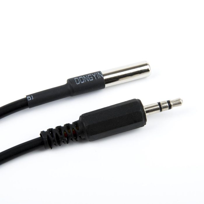 DS18B20 Su Geçirmez Isı Sensörü 3.5 mm Audio Jack - Görsel 4