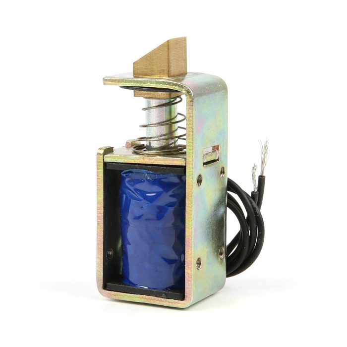 JF-S0837DL DC 12V 1A 10 mm Hareketli 15N Solenoid Elektromıknatıs - Görsel 3