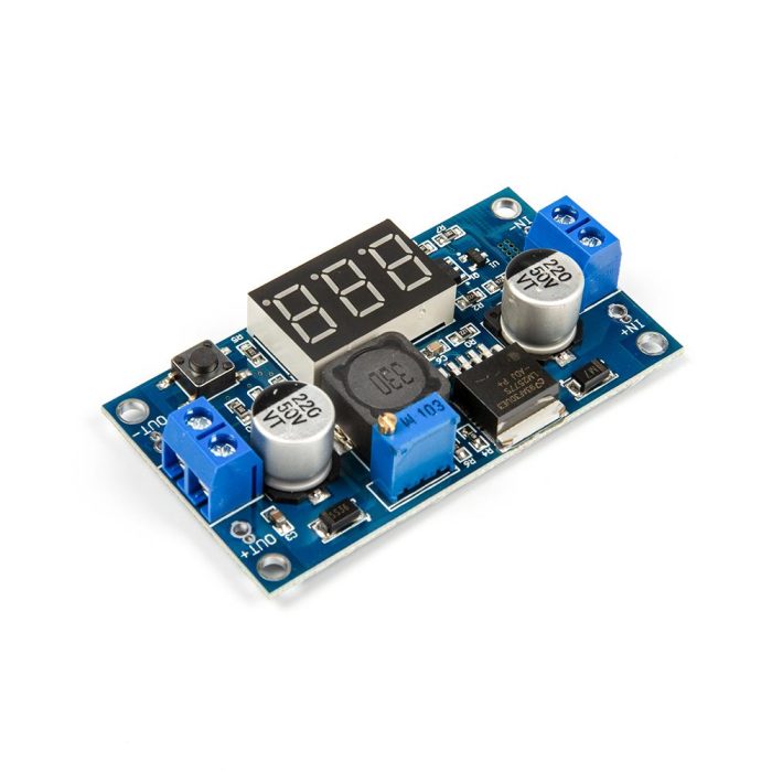 LM2577 Ayarlanabilir Gerilim Gösteren LED'li Gerilim Yükseltici Modülü - Görsel 4