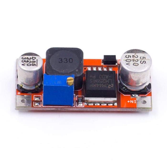 LM2596S-ADJ Kırmızı DC-DC Ayarlanabilir Gerilim Azaltıcı Modülü - Görsel 2