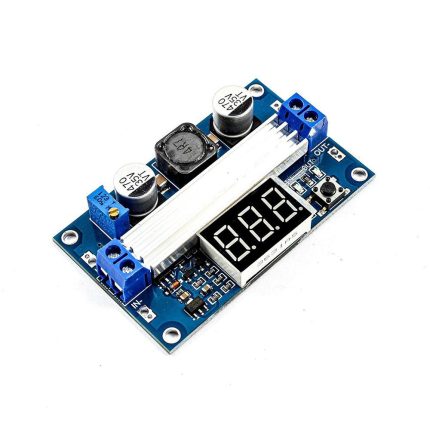 Dijital Voltmetreli 100W DC-DC Ayarlı Voltaj Yükseltici Modül
