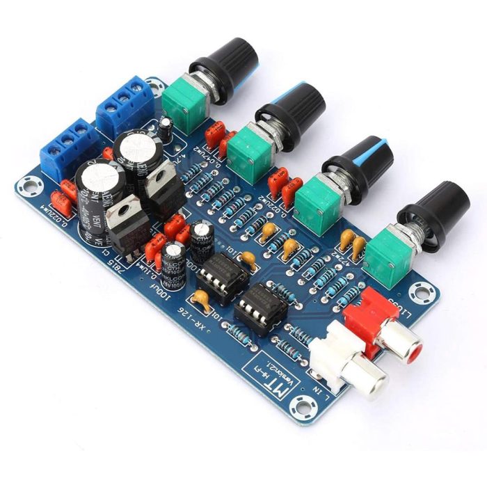 XH-M164 NE5532 4 Kanallı Amplifikatör Ekolayzer Modülü - Görsel 3