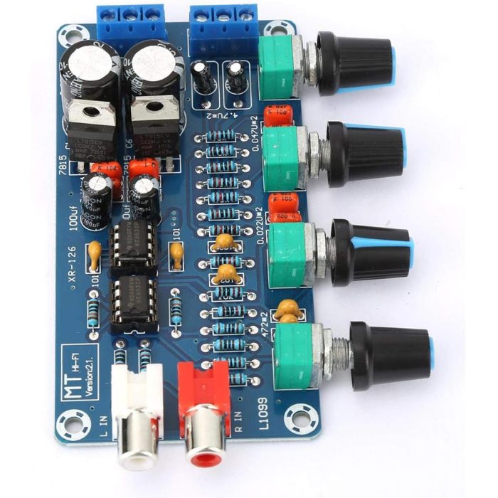 XH-M164 NE5532 4 Kanallı Amplifikatör Ekolayzer Modülü - Görsel 4