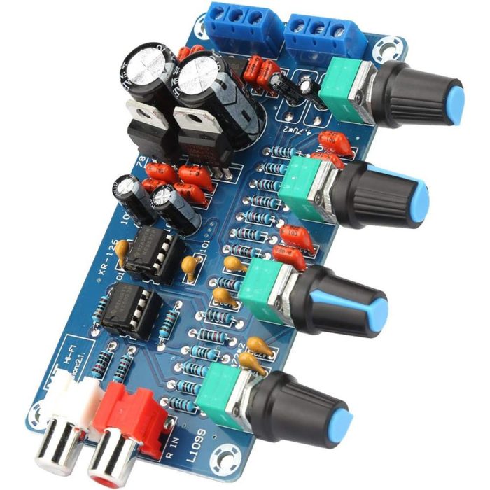 XH-M164 NE5532 4 Kanallı Amplifikatör Ekolayzer Modülü - Görsel 5