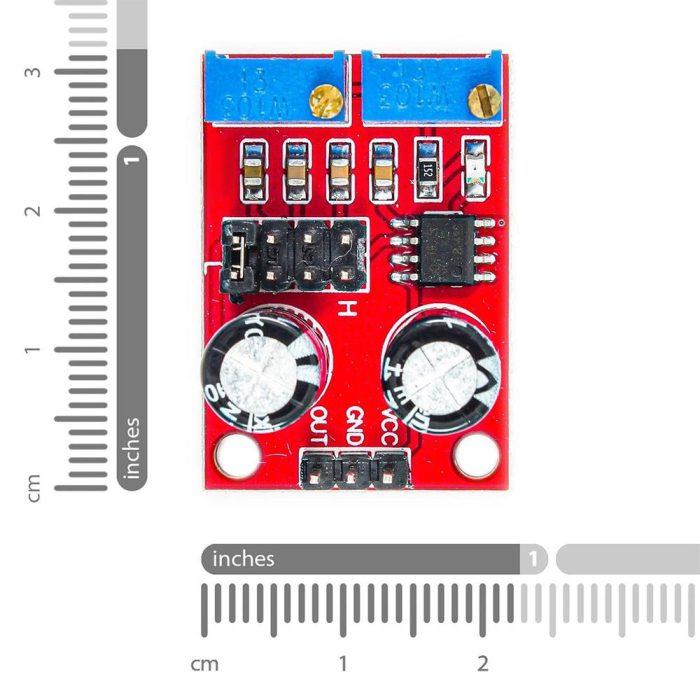 NE555 Darbe Frekansı ve Görev Döngüsü Ayarlanabilir Modül, Kare Dalga Sinyal Jeneratörü - Görsel 5