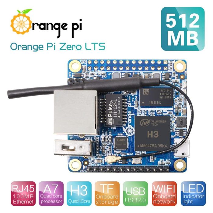 orange-pi-zero-512mb-6960.jpg Orange Pi Zero LTS 512MB H3 Geliştirme Kartı - Görsel 1