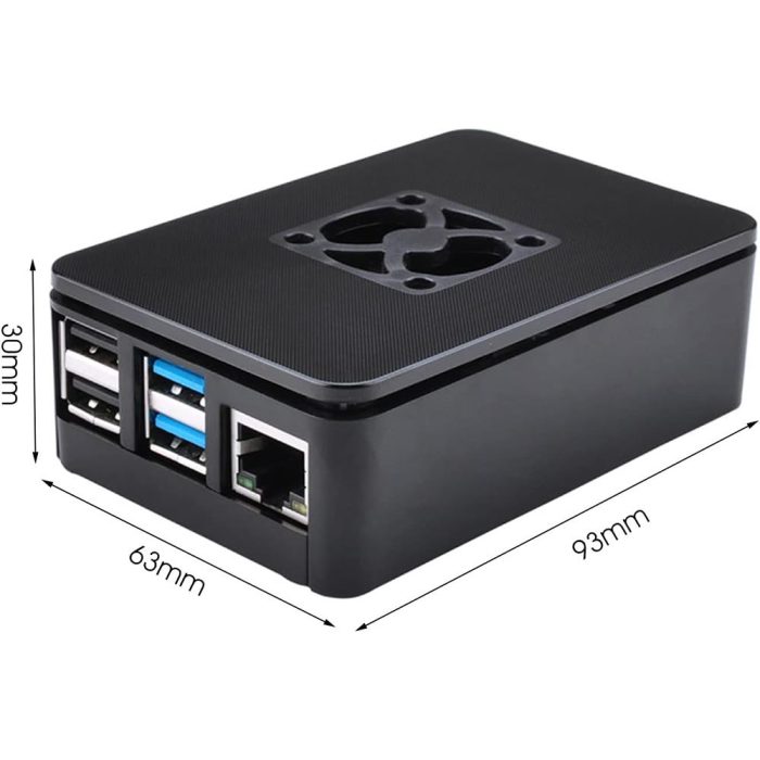 Raspberry Pi 4 Model B Soğutma Fanlı Kutusu - Görsel 2
