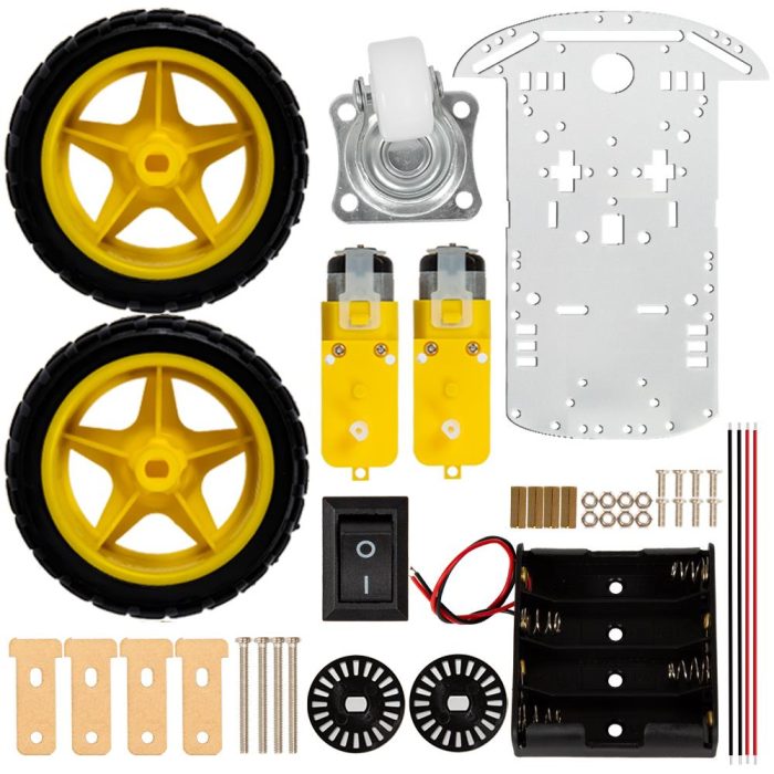 seffaf-smart-car-sasi-ve-set-2016.jpg 2WD Şeffaf Smart Car Tekerlekli Araba Şasesi Seti - Görsel 5