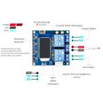LED Göstergeli Sıcaklık ve Nem Kontrollü 2 Kanal Bağımsız Röle Modülü XY-TR01 - Görsel 5