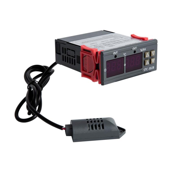 STC-3028 AC 110-220V LCD Ekranlı Nem Sıcaklık Kontrol Modülü - Görsel 4