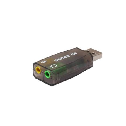 5+1 Harici USB Ses Kartı Mikrofon Hoparlör Birlikte 3.5mm