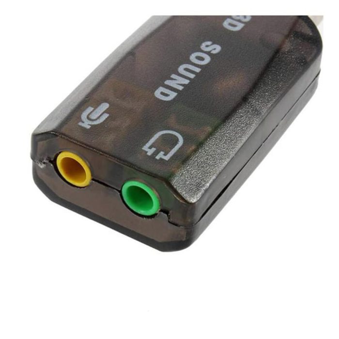 5+1 Harici USB Ses Kartı Mikrofon Hoparlör Birlikte 3.5mm - Görsel 2