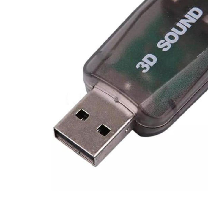 5+1 Harici USB Ses Kartı Mikrofon Hoparlör Birlikte 3.5mm - Görsel 3