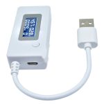 DC 3-7V USB Voltmetre Ampermetre Göstergeli Mobile Şarj Kapasite Test Edici - Görsel 2