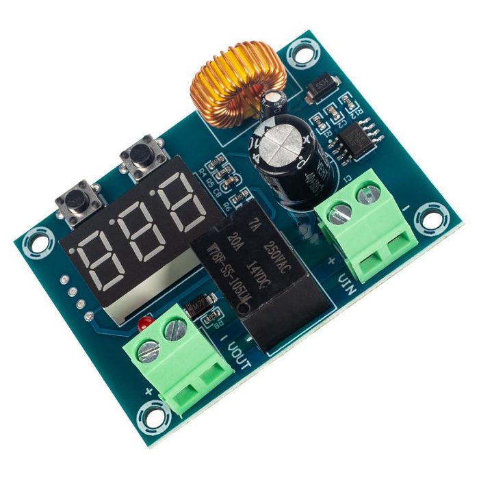 XH-M609 DC 12-36V Batarya Düşük Voltaj Koruma Modülü - Görsel 5