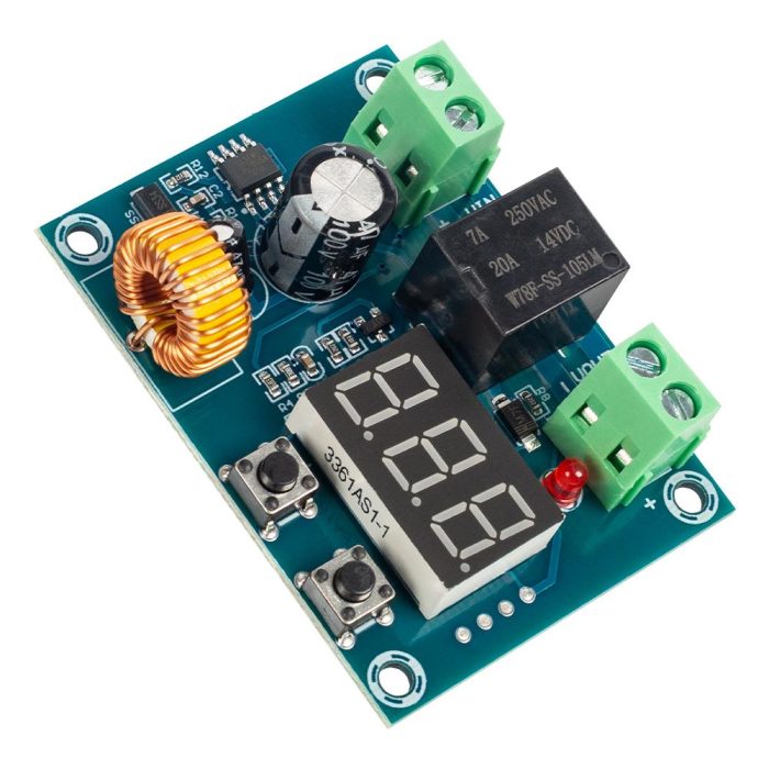 XH-M609 DC 12-36V Batarya Düşük Voltaj Koruma Modülü - Görsel 6