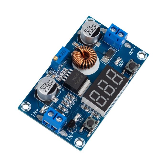 XL4015 5A 75W Ayarlanabilir DC-DC Voltaj Düşürücü Modülü (Step Up) - Görsel 3
