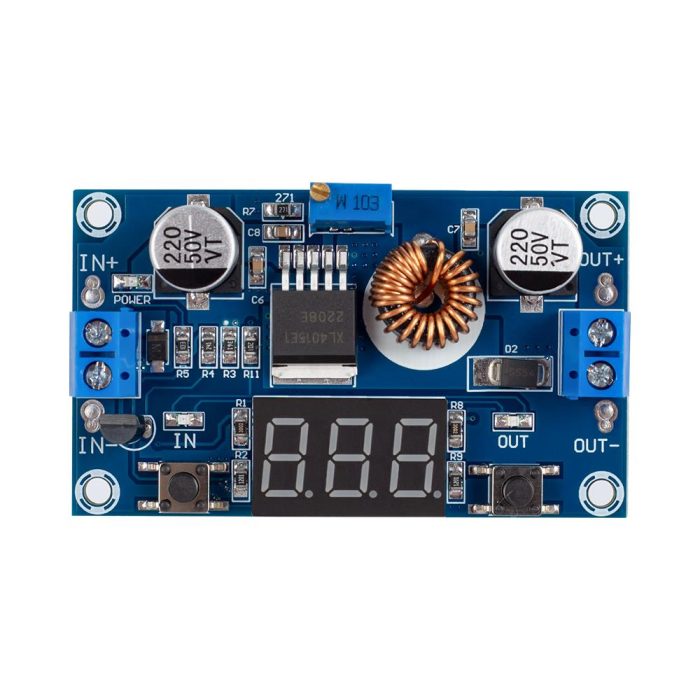 XL4015 5A 75W Ayarlanabilir DC-DC Voltaj Düşürücü Modülü (Step Up) - Görsel 4