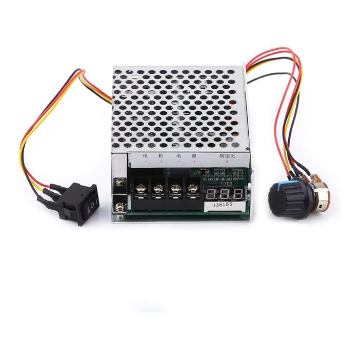 10V-55V 40A PWM Fırçalı DC Motor Sürücü (CW CCW Ters Hareket Anahtarlı ve LED Ekranlı) - Görsel 2