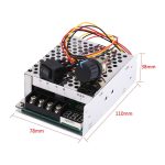 10V-55V 40A PWM Fırçalı DC Motor Sürücü (CW CCW Ters Hareket Anahtarlı ve LED Ekranlı) - Görsel 6