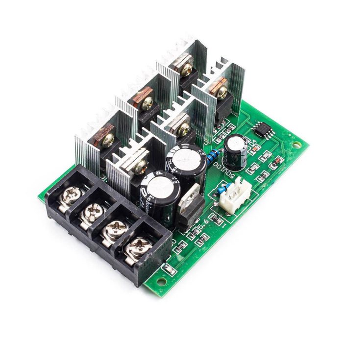 2000W DC 9V-55V 40A PWM DC Motor Hız Kontrolcüsü - Görsel 2