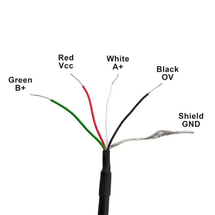 D6mm NPN Fotoelektrik Artımsal Rotary Encoder - 500 Darbe 5-24V DC - Görsel 6