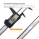 Karbon Fiber Dijital Göstergeli Kumpas 150mm Kalınlık Ölçer - Görsel 5