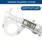 Paslanmaz Çelik Dijital Göstergeli Kumpas 150mm Kalınlık Ölçer - Görsel 3