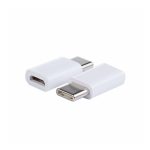 Micro USB Type-C Dönüştürücü Beyaz Micro USB to Type-C Çevirici
