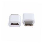 Micro USB Type-C Dönüştürücü Beyaz Micro USB to Type-C Çevirici - Görsel 2