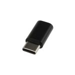 Micro USB Type-C Dönüştürücü Siyah Micro USB to Type-C Çevirici