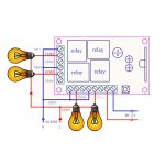 4 Kanallı Kablosuz Kumanda RF Alıcılı Röle Modülü DC 12V 433MHz - Görsel 3