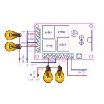 4 Kanallı Kablosuz Kumanda RF Alıcılı Röle Modülü DC 12V 433MHz - Görsel 4