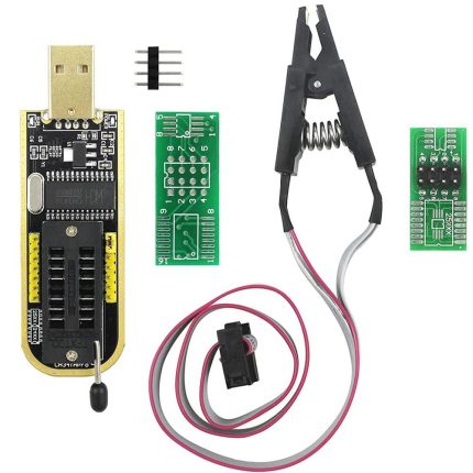 CH341A 24 25 Serisi BIOS USB Programcı Modülü ve 93CXX / 25CXX / 24CXX için SOIC8 SOP8 Test Klipsi