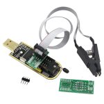 CH341A 24 25 Serisi BIOS USB Programcı Modülü ve 93CXX / 25CXX / 24CXX için SOIC8 SOP8 Test Klipsi - Görsel 2