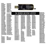 CH341A 24 25 Serisi BIOS USB Programcı Modülü ve 93CXX / 25CXX / 24CXX için SOIC8 SOP8 Test Klipsi - Görsel 7