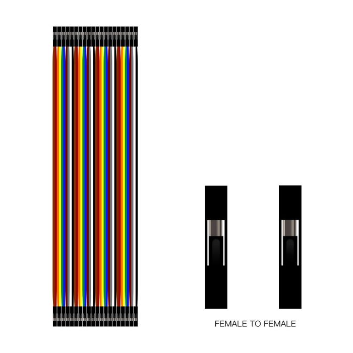 60 Pin Dişi-Dişi Erkek-Erkek Erkek-Dişi 40 cm Jumper Kablo Seti - Görsel 2