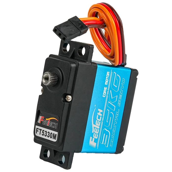 FeeTech FT5330M 180 Derece Digital Su Geçirmez Servo Motor 7.4V 35kg/cm - Görsel 4