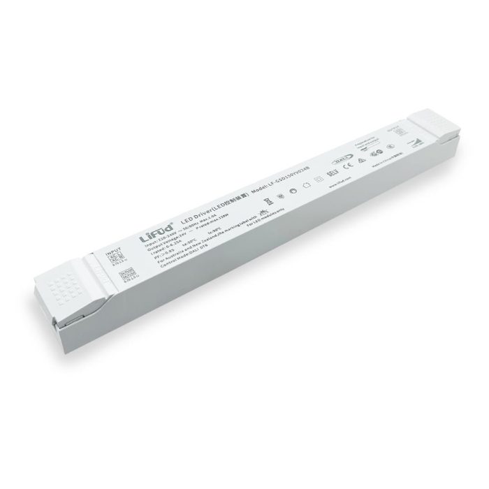 lifud-7608.jpg Lifud 150W 24V Sabit Voltaj IP20 DALI-2 DT6 Flicker-Free LED Driver - Görsel 1