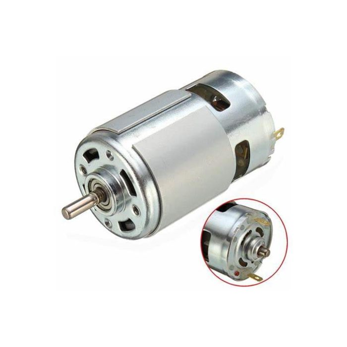 RS775 12V 10000 RPM DC Motor Yüksek Hız ve Tork D Shaft - Görsel 3