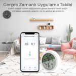 ZigBee Akıllı Termometre LCD Ekranlı Wi-Fi Sıcaklık ve Nem Ölçer - Görsel 3