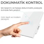 Tuya WiFi Akıllı Tek Kanal Dokunmatik Anahtar - Görsel 3