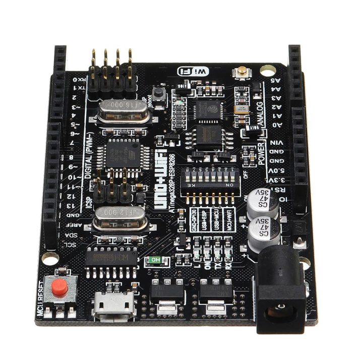 uno-wifi-r3-atmega328p-esp8266-ch340-32mb-6v-9v-usb-ttl-ch340g-gelistirme-karti-7755.jpg UNO+WiFi R3 ATmega328P+ESP8266 CH340 32MB 6V-9V USB-TTL CH340G Geliştirme Kartı - Görsel 2