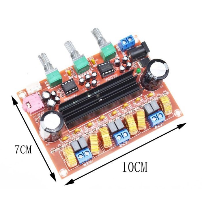 XH-M139 TPA3116D2 2.1 Kanallı Dijital Subwoofer 2x50W + 100W Güç Amplifikatör Kartı - Görsel 4