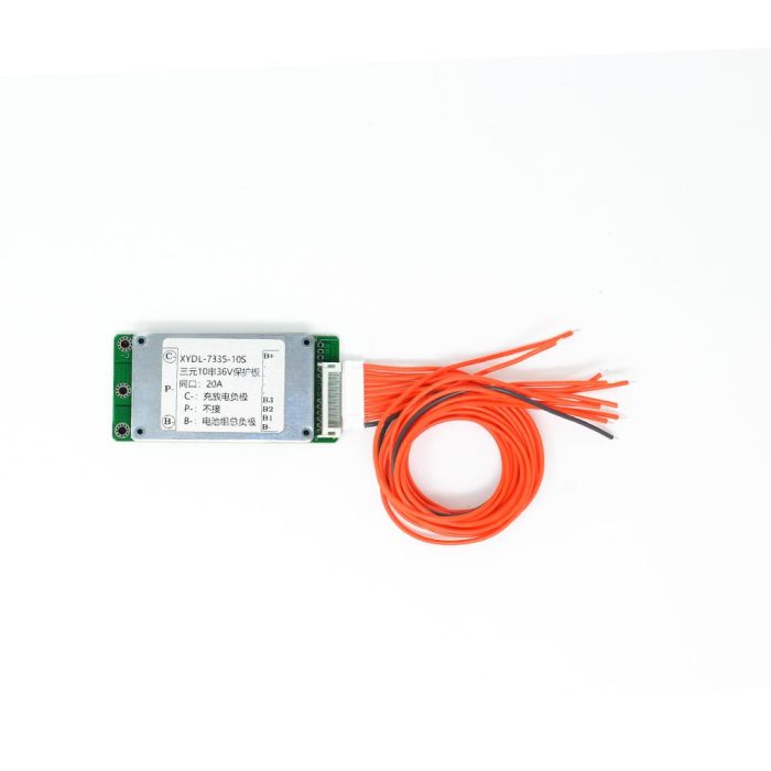 10S 36V 20A Lityum Pil Batarya BMS Kartı - Görsel 2