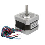 NEMA17 JK42HS34-1334 42BYG Yuvarlak Shaft Step Motor 1.3A - 34mm - Görsel 2