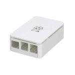Raspberry Pi 4B için Logolu Beyaz ABS Plastik Muhafaza Kutusu - Görsel 2