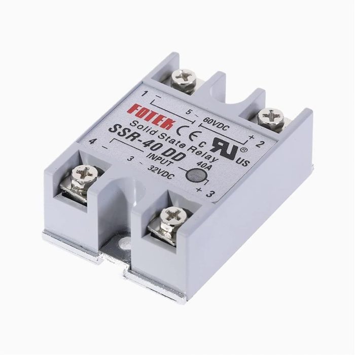 SSR-40DD SSR Solid State Röle 40A 3-32V Giriş 5-60V Çıkış (Katı Hal Rölesi) - Görsel 4