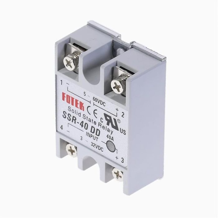 SSR-40DD SSR Solid State Röle 40A 3-32V Giriş 5-60V Çıkış (Katı Hal Rölesi) - Görsel 5